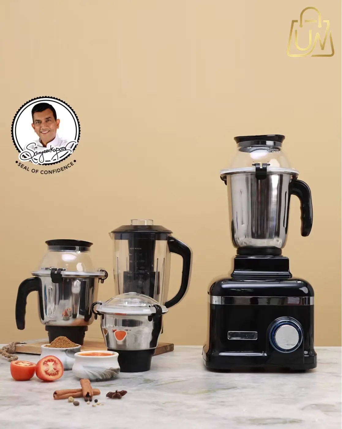Wonderchef Sumo DLX 1000W Mixer Grinder: Professional Power for Your Kitchen