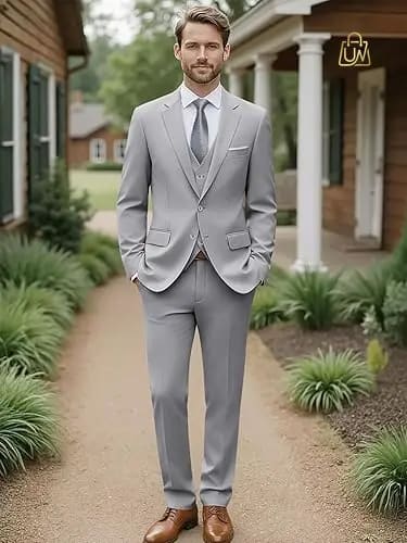 Sophisticated & Sleek: ITS' FASHION IMPACT 3-Piece Suit – Flat 80% OFF!