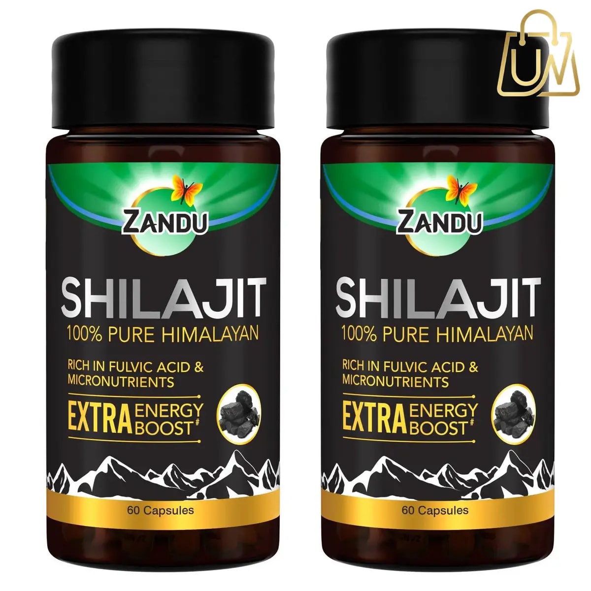 Zandu 100% Pure Himalayan Shilajit Energy Capsules