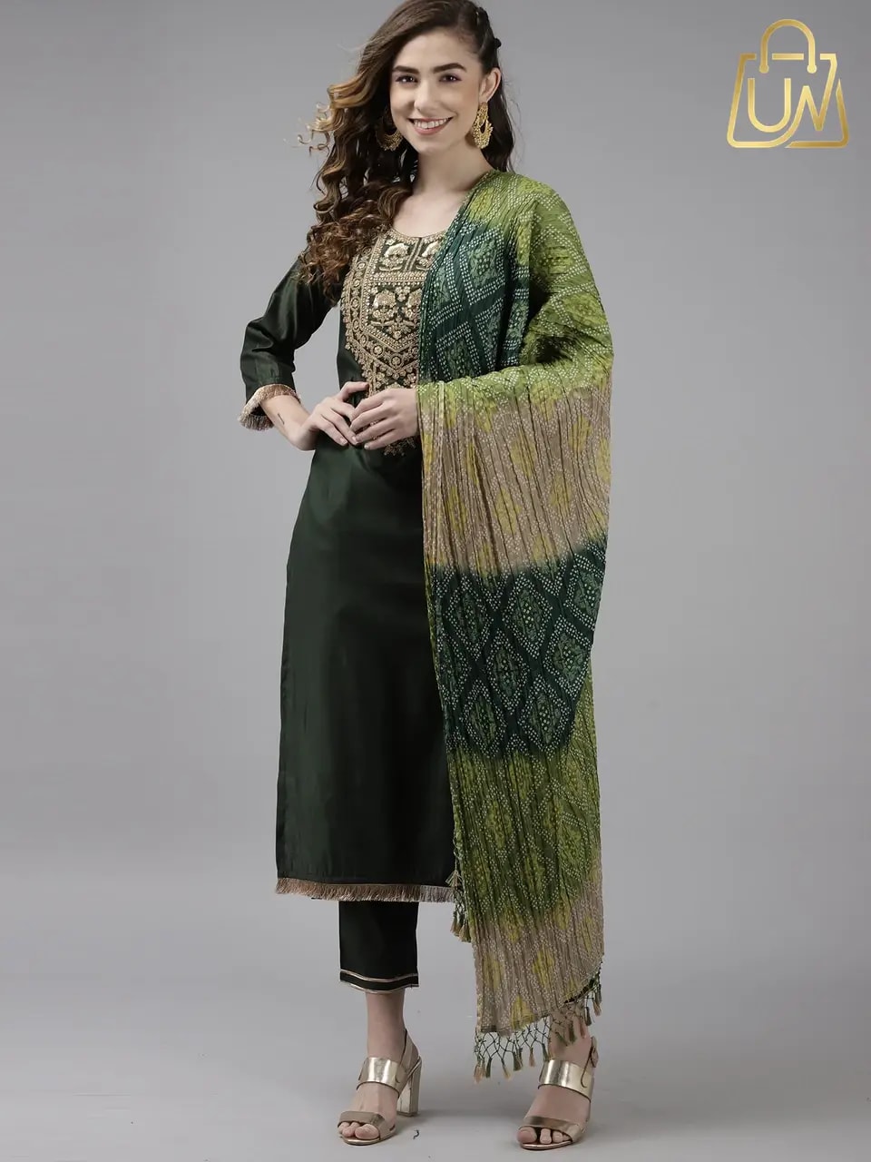 Indo Era Women Woven Design Embroidered Kurta with Trousers & Dupatta - Full Review & Best Price