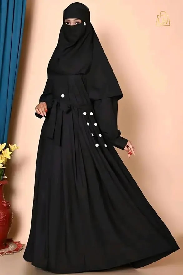 Classic Abaya + Niqab Set – Sirf ₹599 mein!