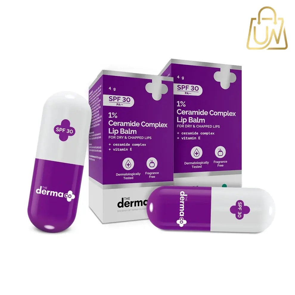 The Derma Co. 1% Ceramide Complex Lip Balm (with Vitamin E & SPF 30 PA++)
