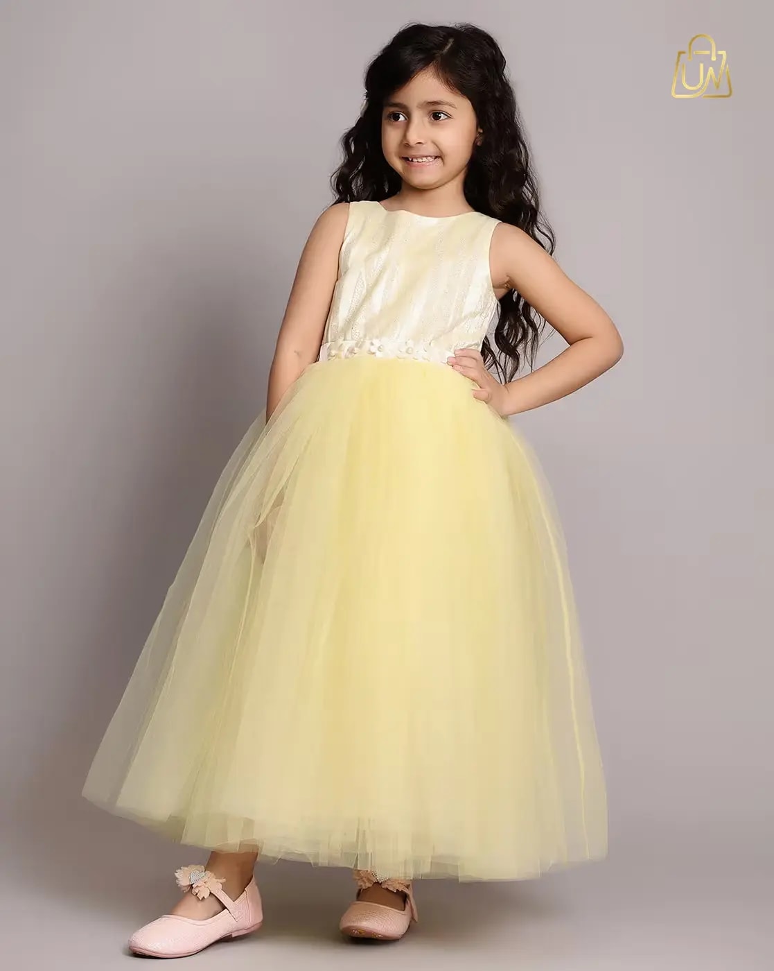 Toy Balloon Girls' Sleeveless Dress-GR3D