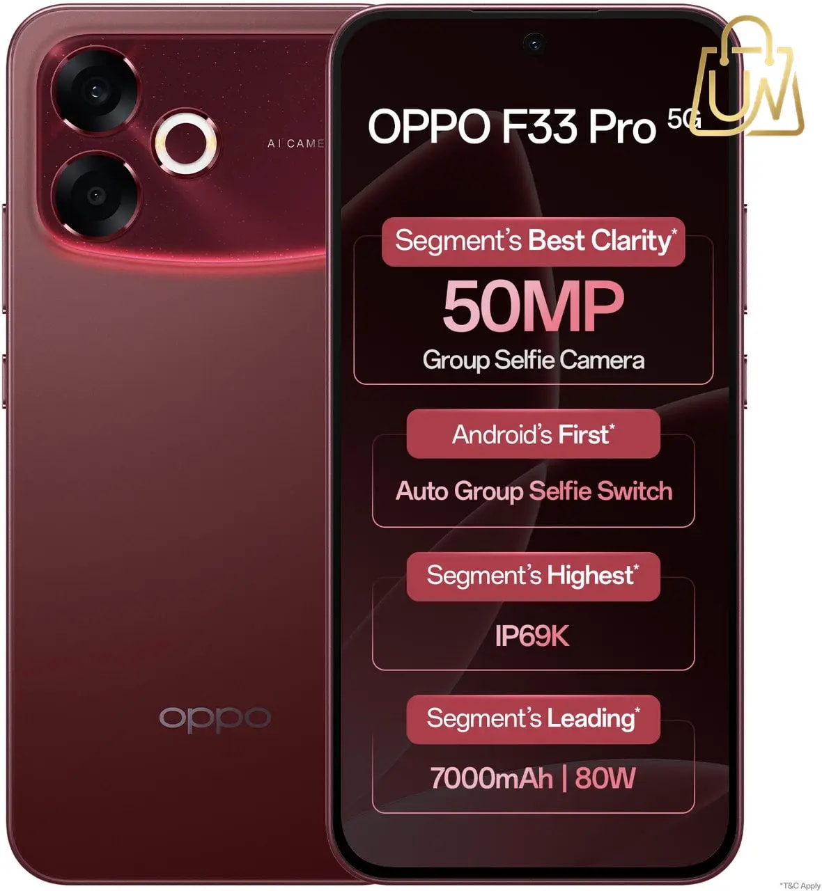 OPPO F33 Pro 5G - Stylish, Powerful & 5G Ready