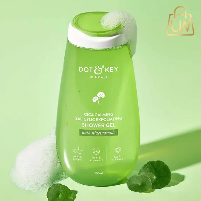 Cica + 1% Salicylic Acid Exfoliating Shower Gel (250 ml)
