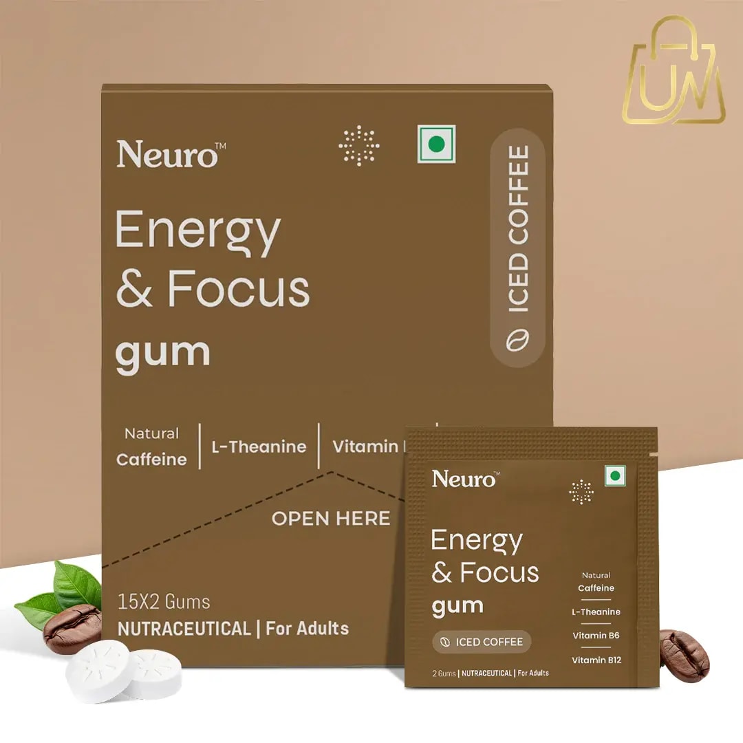 NEUROGUM Energy Caffeine Mints – Iced Coffee Flavor (30 Pieces)