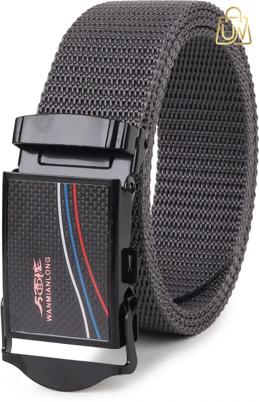 PROVOGUE Men's Black Autolock Grip Formal & Casual Belt