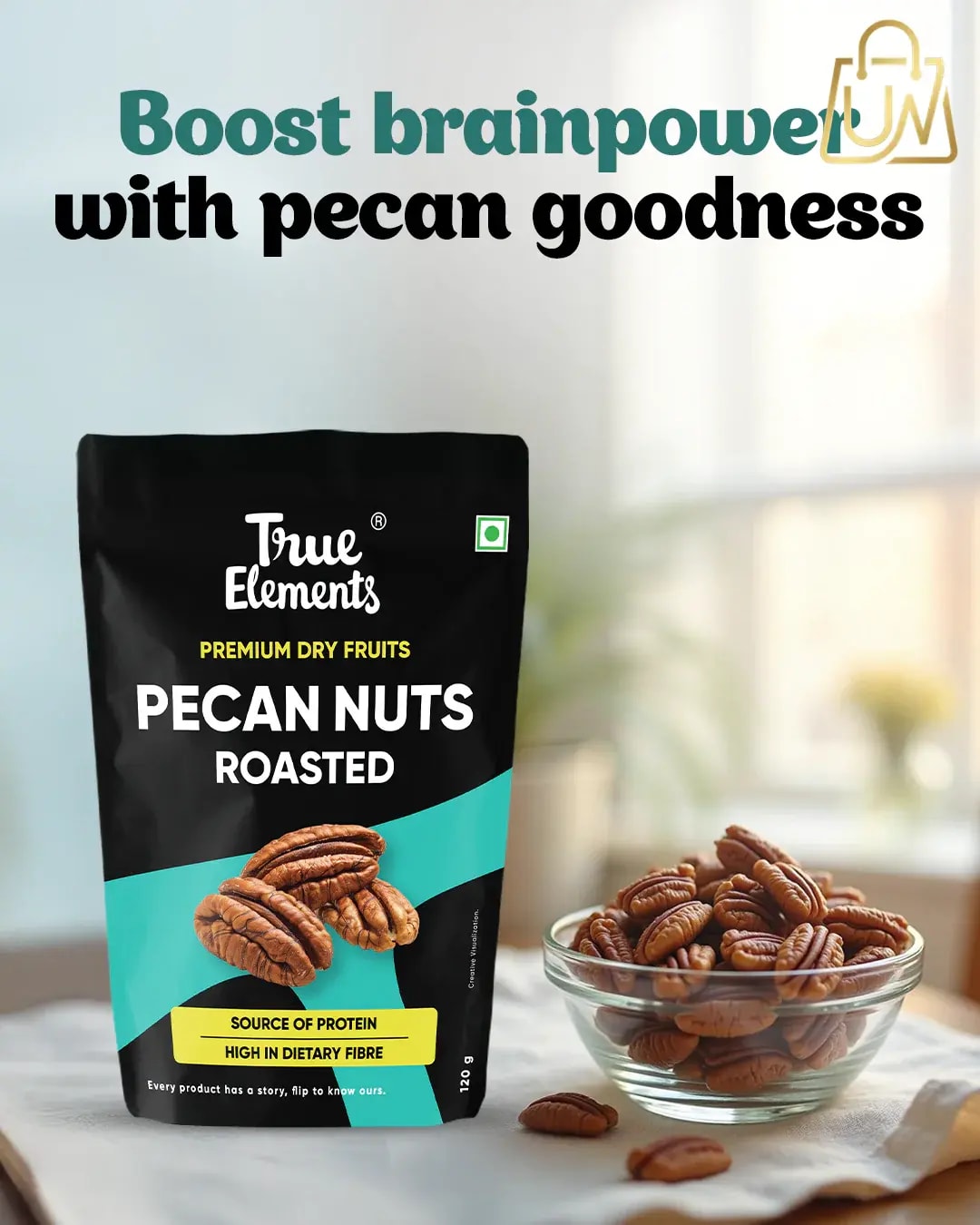 Roasted Pecan Nuts (120gm)