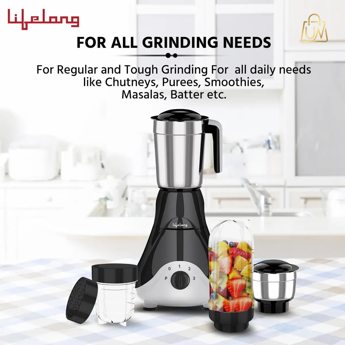 Lifelong 4-Jar Mixer Grinder