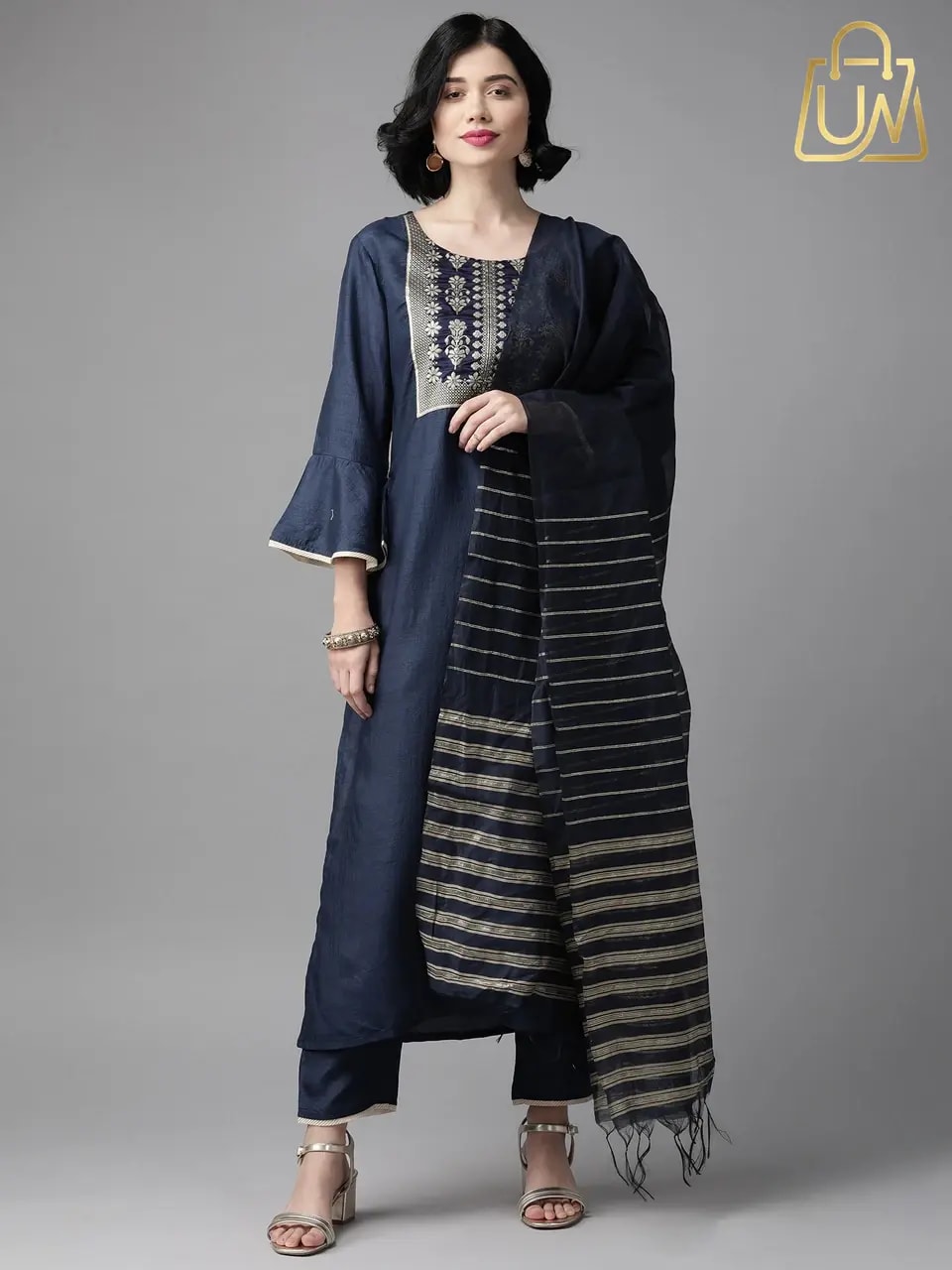 Indo Era Women Woven Design Embroidered Kurta with Trousers & Dupatta - Full Review & Best Price