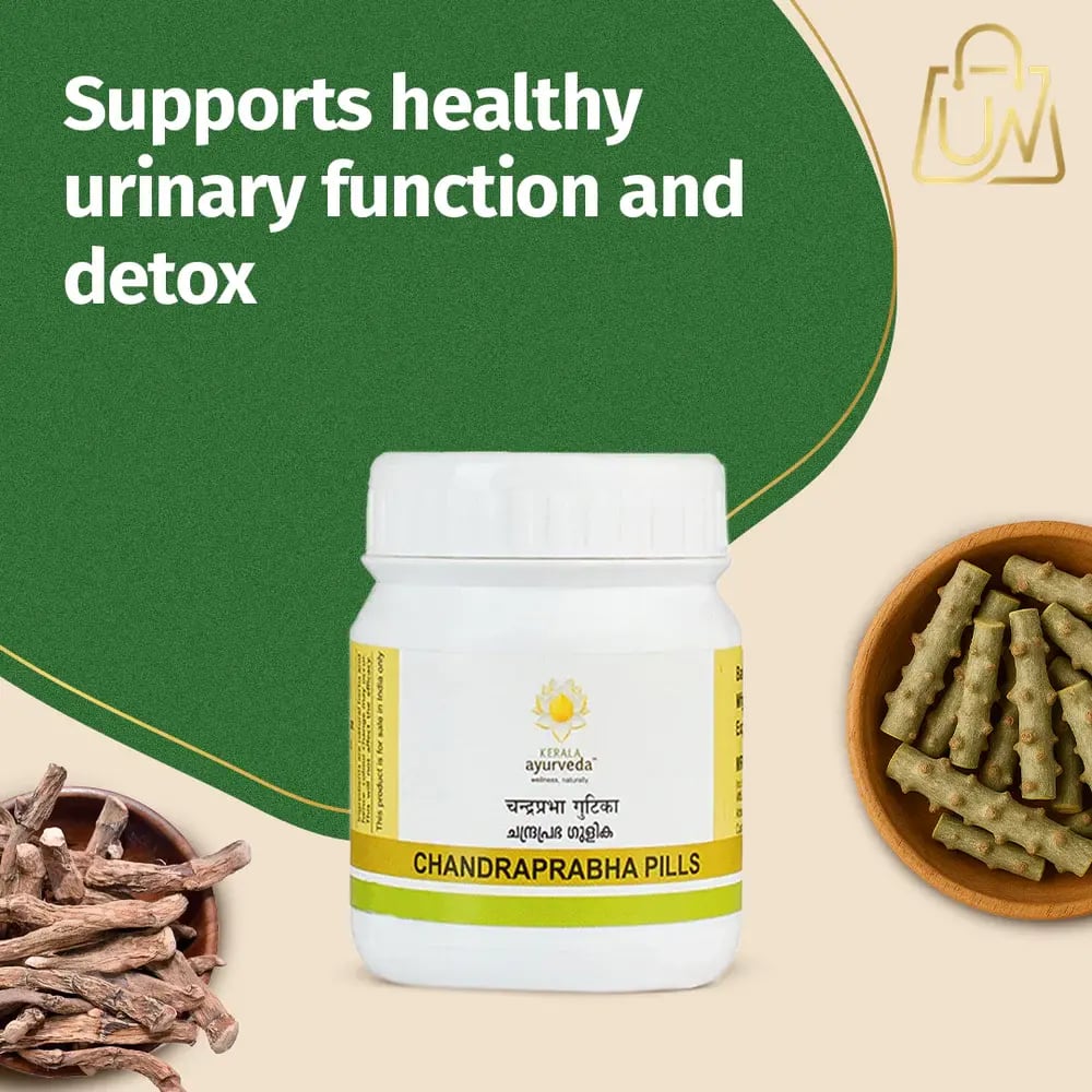 Kerala Ayurveda Chandraprabha Gulika 50 NOS – Ayurvedic Urinary & Kidney Wellness Support