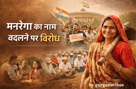 मनरेगा नाम बदलने के विरोध में कांग्रेस का जोरदार प्रदर्शन, सियासत गर्म