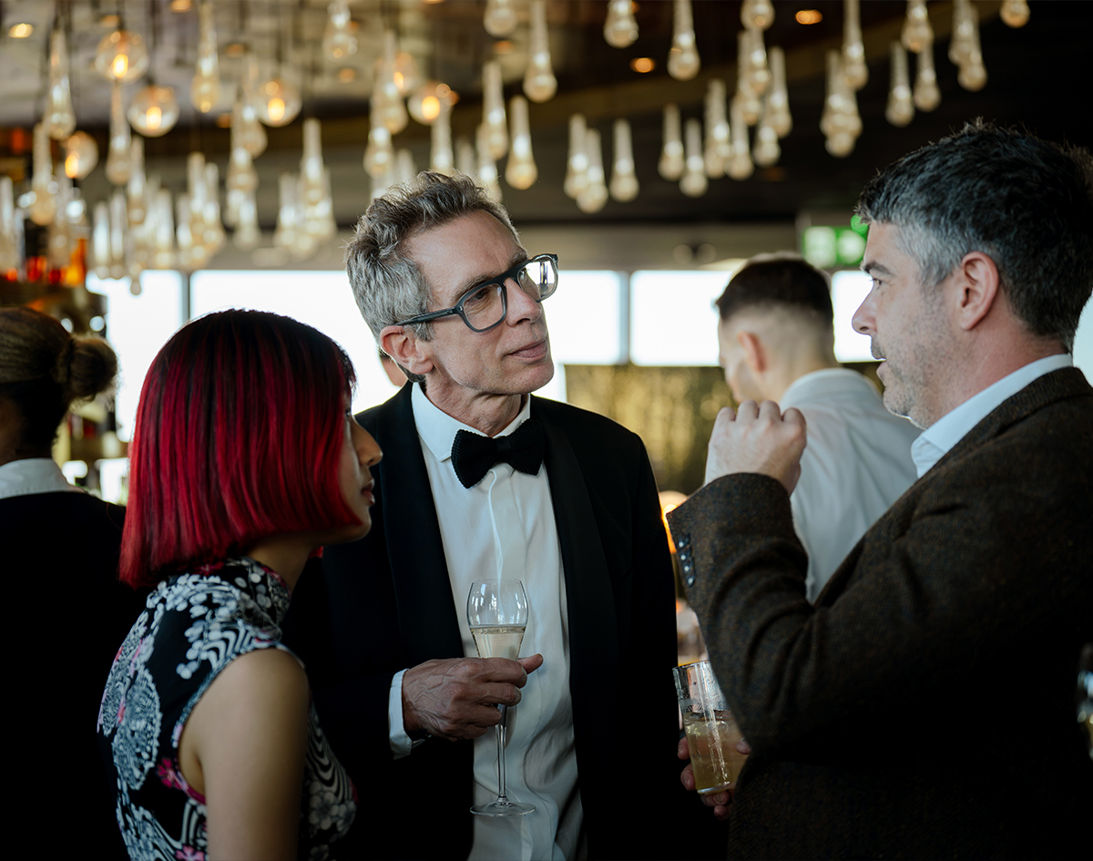 Guests at the IGB Affiliate Awards reception at The Shard, London, for client Partner Matrix – event photography by We Stream