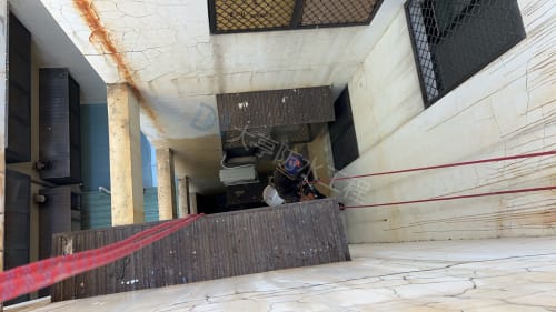 台中外牆高空繩索防水與作業