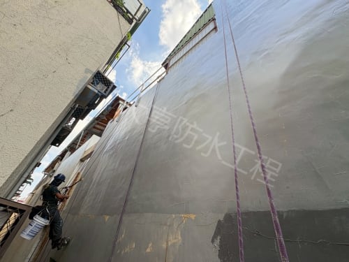 台中外牆高空繩索防水與作業