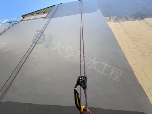 台中外牆高空繩索防水與作業