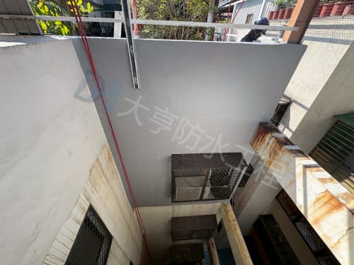 台中外牆高空繩索防水與作業