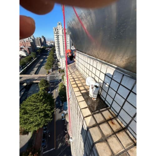 台中市北屯區_高空繩索外牆防水工程