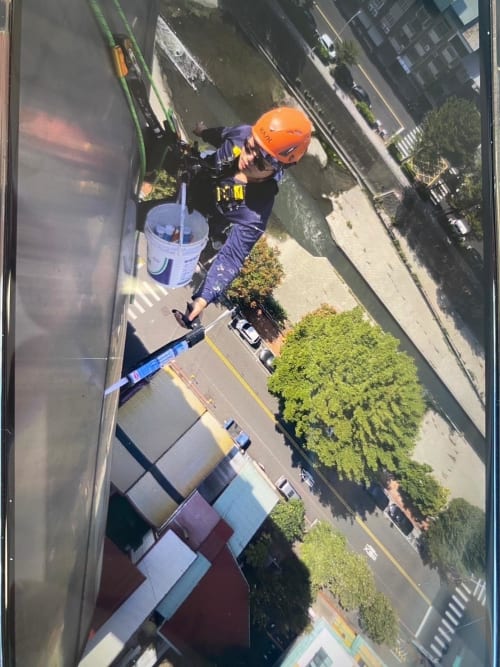 台中市北屯區_高空繩索外牆防水工程
