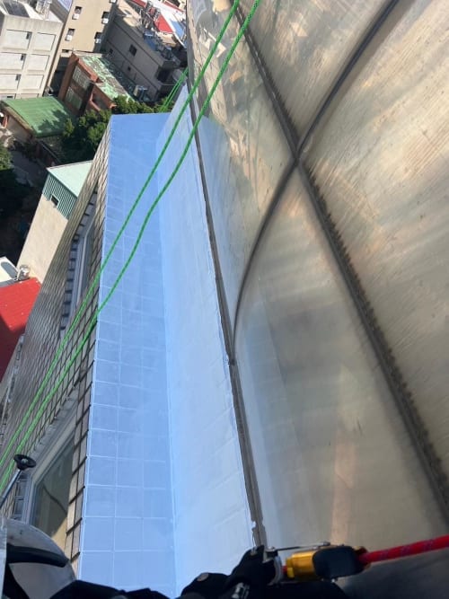 台中市北屯區_高空繩索外牆防水工程