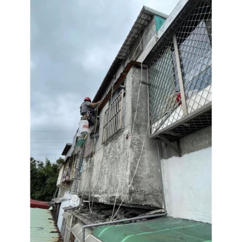 台中市潭子區_高空外牆防水工程