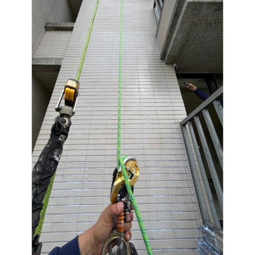 台中市西區_高空繩索外牆陽台防水工程