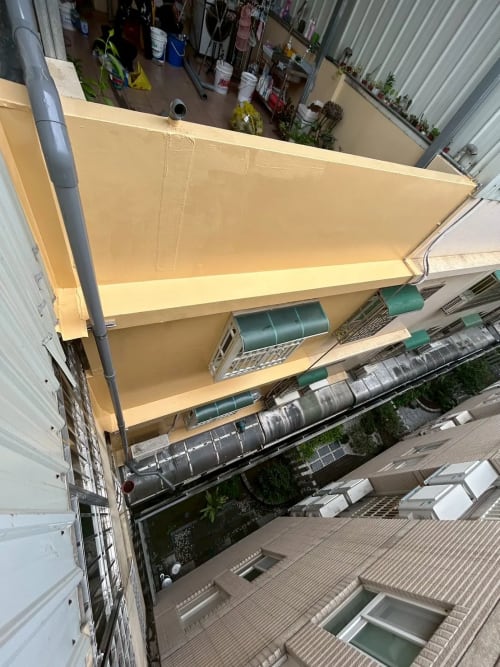 外牆防水+排水管配管