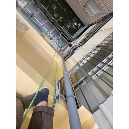 外牆防水+排水管配管
