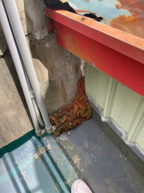 外牆防水封板_鐵皮矽利康填縫
