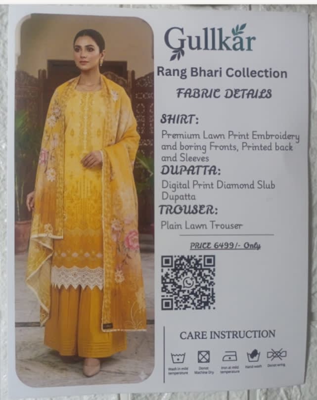 Embroidery Lawn 3pc 2