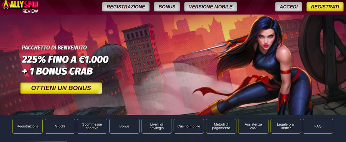 Allyspin Casino tra semplicità di utilizzo e qualità del servizio