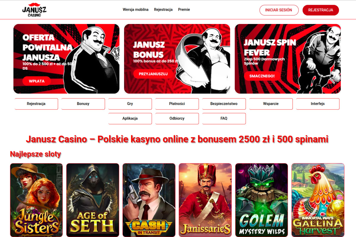 Bezpieczne kasyna online z licencją Curacao – postaw na Janusz Casino