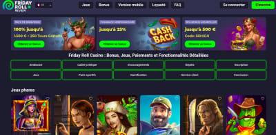 Un casino en ligne France sans application, mais optimisé mobile : les points forts de Friday Roll