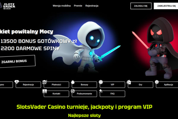 Kasyna online z bonusami depozytowymi – SlotsVader na czele najlepszych ofert