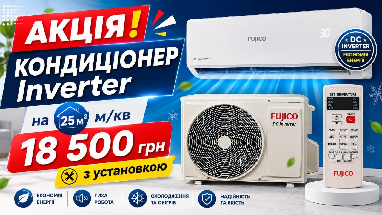 Кондиціонер
FUJICO FMA-09HRDN8
