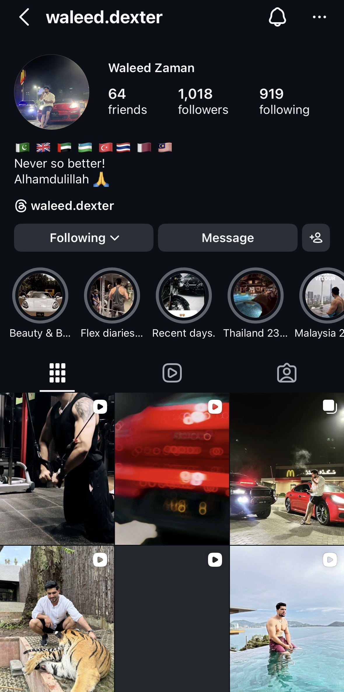 Instagram Profile Screenshot