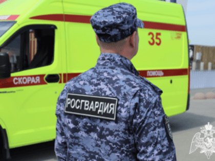 Росгвардейцы помогли бригаде медиков, оказавшейся в сложной ситуации