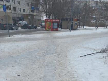 По улицам Новокузнецка очень опасно передвигаться