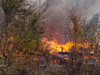 Дети устроили опасные игры с огнем в Новокузнецке