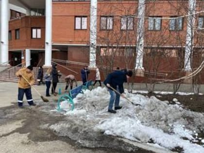 Сотрудники ОСФР по Кемеровской области – Кузбассу провели субботник