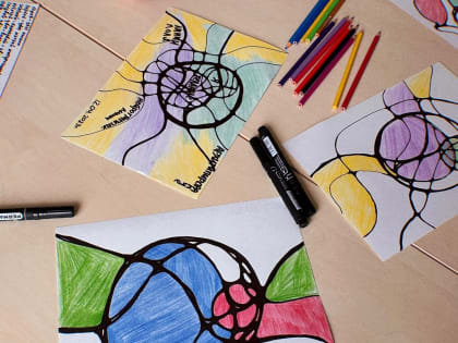 Сектор креативных пространств провел мастер-класс по нейрографике