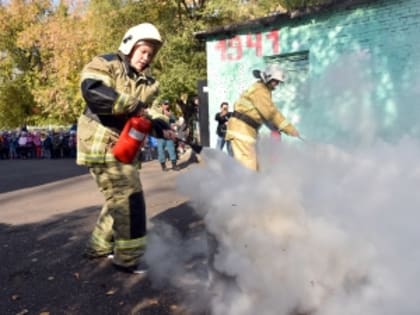 В новокузнецком детском саду прошел «Турнир спасателей».