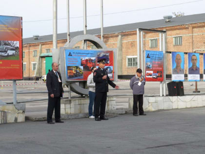 Встреча сотрудников Госавтоинспекции с водителями автопредприятия