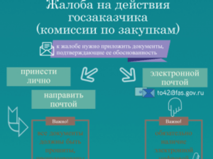 Кемеровское УФАС напоминает порядок обжалования действий госзаказчиков