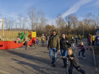 Городская набережная благоустроена в Междуреченске