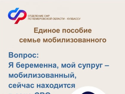 Единое пособие семье мобилизованного