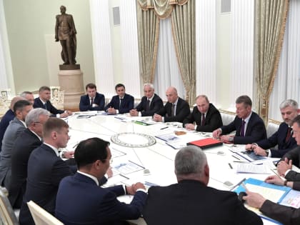 Кузбасский губернатор во время встречи с Владимиром Путиным предложил пакет мер для развития угольной отрасли страны