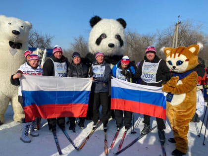 Руководитель отдела по делам молодежи Новокузнецкой епархии принял участие в «Лыжне России – 2023»