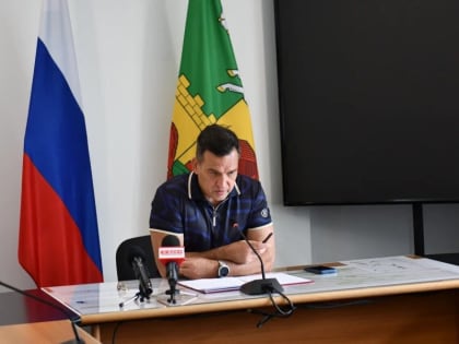Глава Новокузнецка Сергей Кузнецов провел социальный рапорт, на котором рассмотрели ход ремонтов образовательных учреждений города