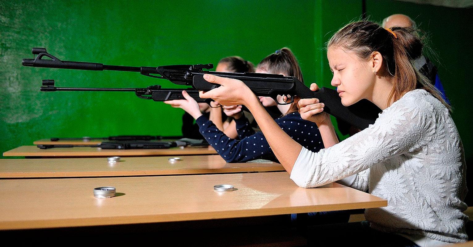 Соревнования по стрельбе из пневматической винтовки